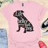 Life is better with a bulldog - V9 - Artistic Inset T-Shirt